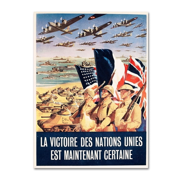 "French Propaganda Poster from World War II" Canvas Art