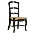 thumbnail image 1 of French Provincial Ladderback Mahogany Side Chairs (Set of 2), 1 of 2