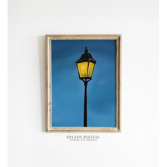 French Quarter Wall Art Street Lamps Art Street Lamp Poster Vintage London Street Lamp Fine Art Print Moody Wall Art, Modern Wall Decor, 12x18 UNFRAMED