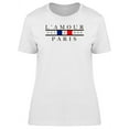 thumbnail image 1 of French Quote Lamour Art T-Shirt Women -Image by Shutterstock, Female XX-Large, 1 of 2