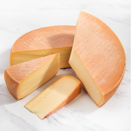 French Raclette Cheese - Half Cheese Wheel (6 pound) And igourmet Cheese Storage Bag