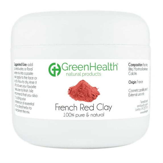 French Red Clay 3 oz Plastic Jar