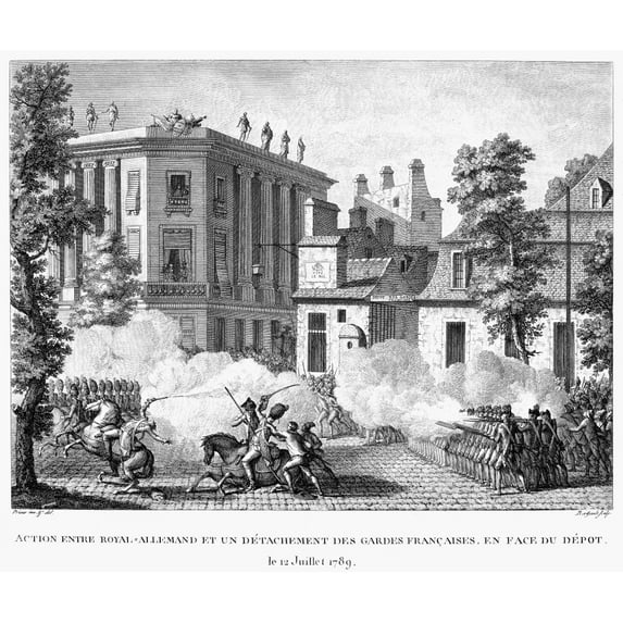 French Revolution, 1789. /Naction Between The 'Royal