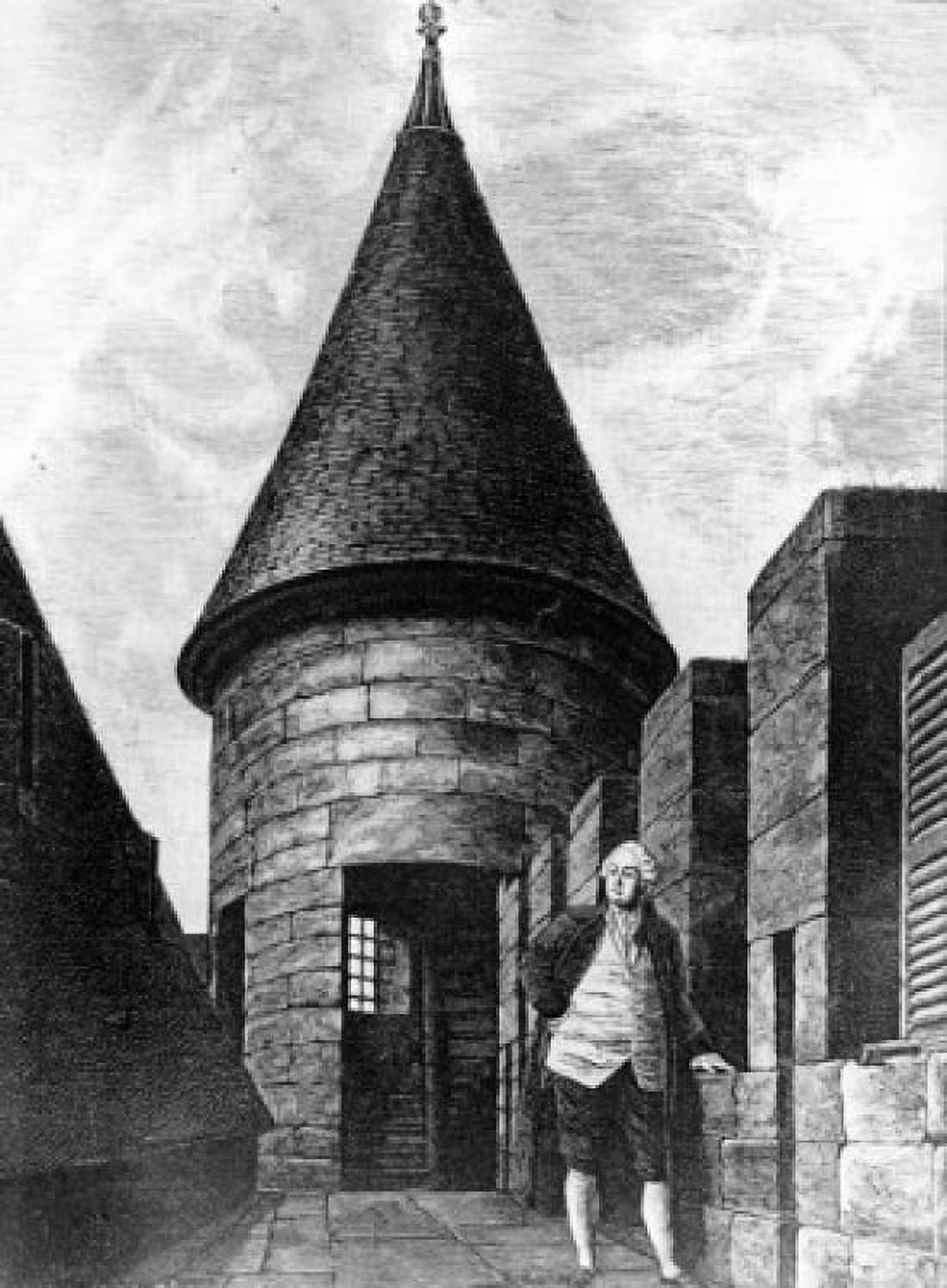 French Revolution King Louis XVI Imprisoned by unknown artist Canvas Art - (24 x 36)