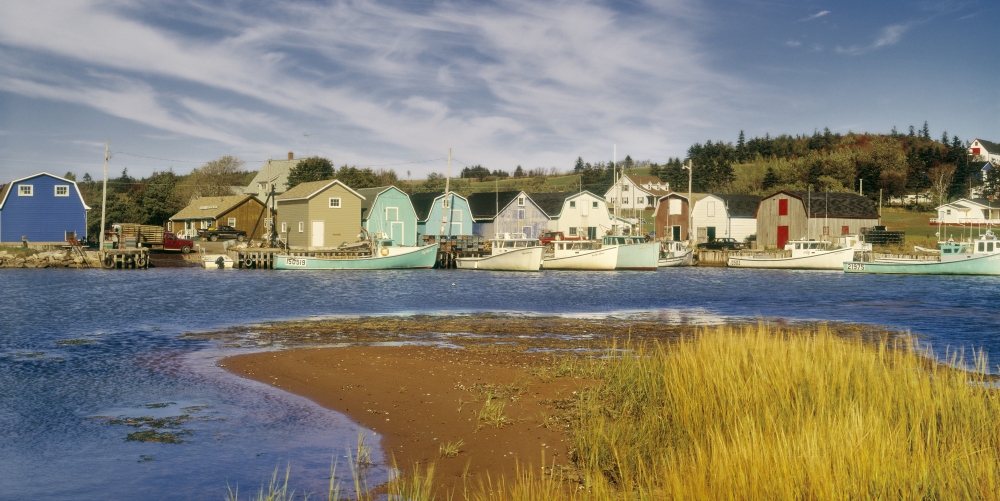French River Prince Edward Island Canada Canvas Art - Darwin Wiggett Design Pics (38 x 18)