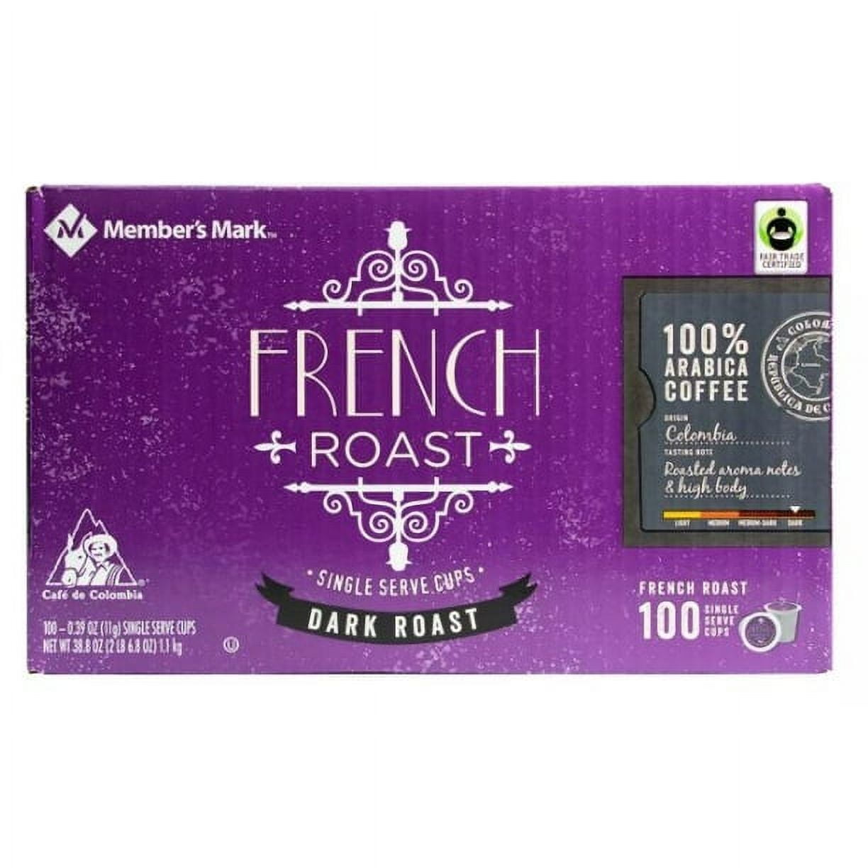 French Roast Coffee Single Serve Cups 100 Ct Walmart cafe-du-monde-original-french-market-coffee-stand-in-new-orleans