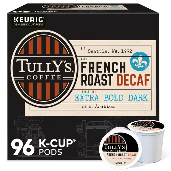 French Roast Decaf, K-Cup Pod, Dark Roast, 96 Count (Free Shipping)