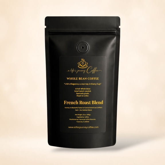 French Roast Noir: Specialty Grade Dark Roast Blended Coffee