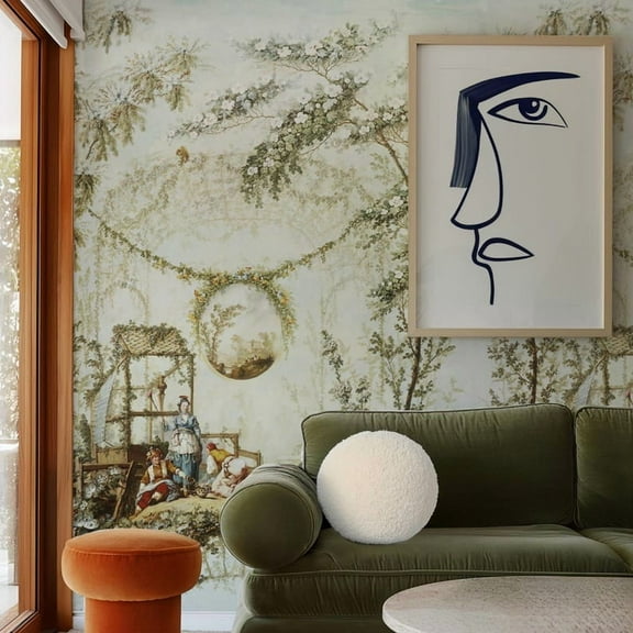 French Rococo Wallpaper