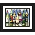 thumbnail image 1 of French-Roussia, Heather 14x12 Black Ornate Wood Framed with Double Matting Museum Art Print Titled - Bottles Reflect II, 1 of 4