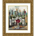 thumbnail image 1 of French-Roussia, Heather A. 12x14 Gold Ornate Wood Framed with Double Matting Museum Art Print Titled - Uncorked II, 1 of 4