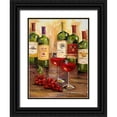 thumbnail image 1 of French-Roussia, Heather A. 19x24 Black Ornate Wood Framed with Double Matting Museum Art Print Titled - Chianti I, 1 of 4