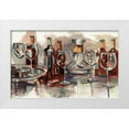 thumbnail image 1 of French-Roussia, Heather A. 32x22 White Modern Wood Framed Museum Art Print Titled - Evening Wine, 1 of 4