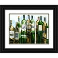 thumbnail image 1 of French-Roussia, Heather A. 32x25 Black Ornate Wood Framed with Double Matting Museum Art Print Titled - BandG Bottles I, 1 of 4