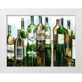 thumbnail image 1 of French-Roussia, Heather A. 32x25 White Modern Wood Framed Museum Art Print Titled - BandG Bottles I, 1 of 4