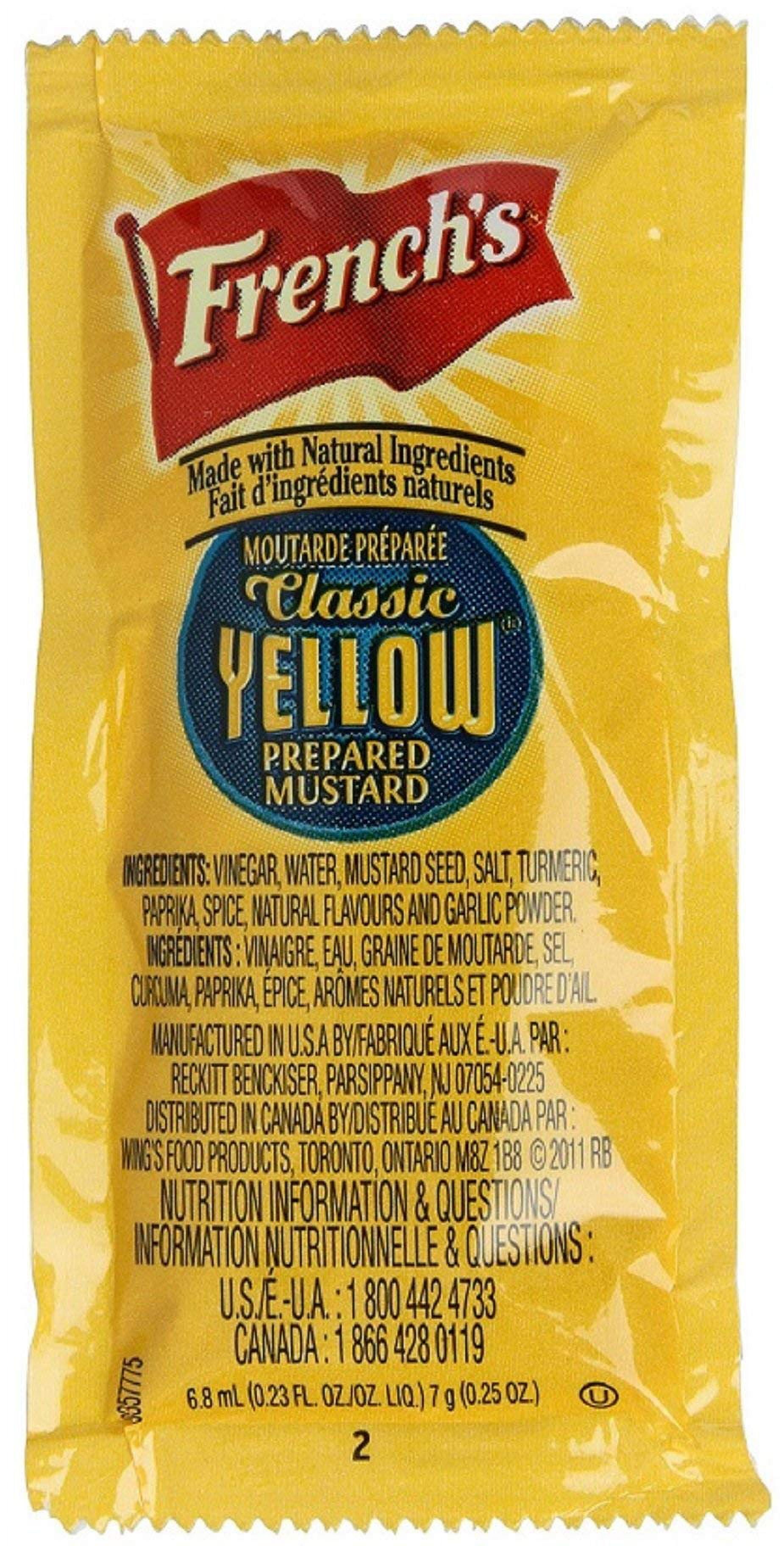 French,S Mustard Packets 7G /100 Ct. Packets