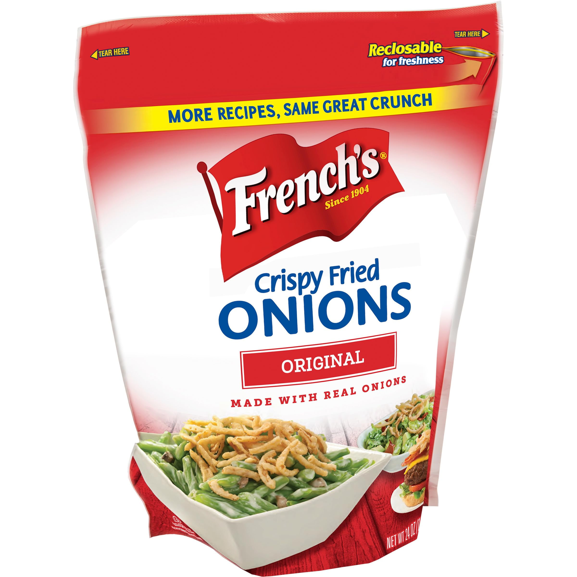 French,S Original Crispy Fried Onions, 24 Oz One 24 Ounce Bag Of
