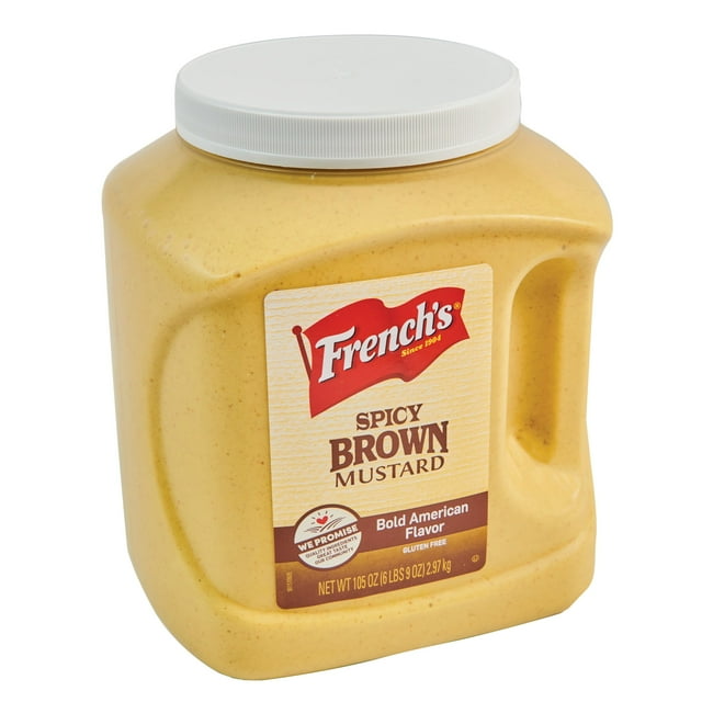 French,S Spicy Brown Mustard, 105 Oz One 105 Ounce Bulk Container Of