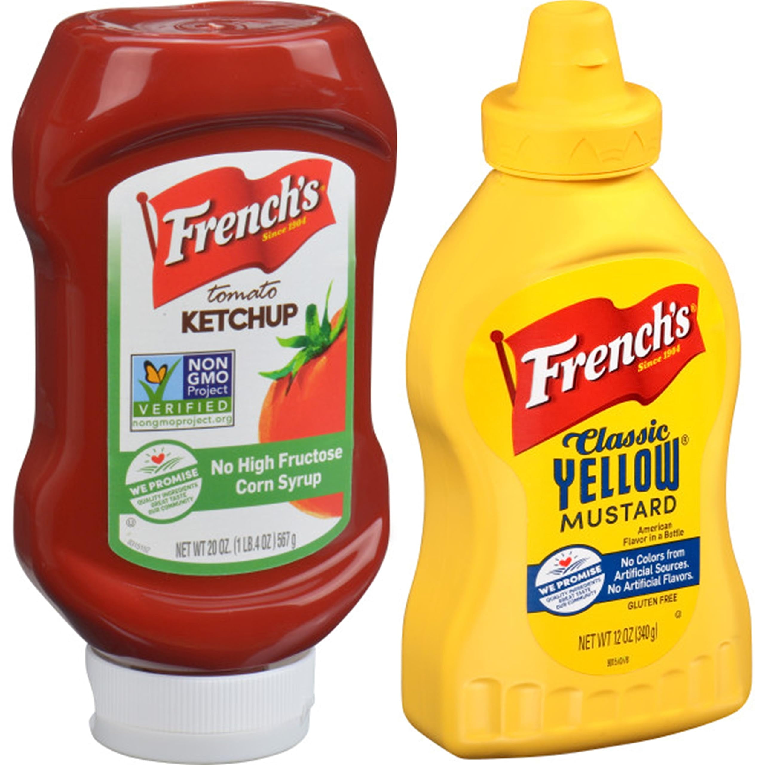 French,S Tomato Ketchup And Classic Yellow Mustard Bundle, 32 Oz