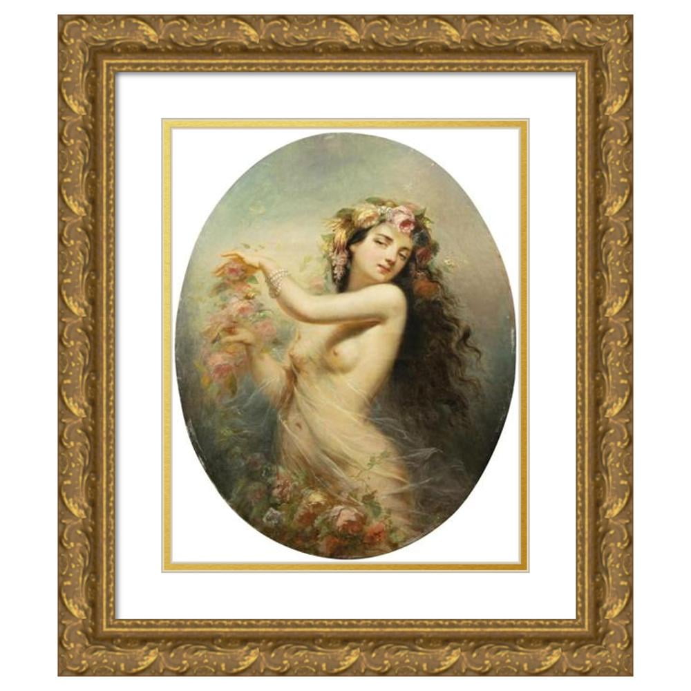 French School 20x24 Black Modern Framed Museum Art Print Titled - Naked  Maenad Dancing (ca 1900)