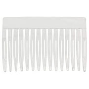 French Side Comb - Clear Plastic French Twist Comb - Teeth Hair Comb - Smooth Hair Clips 2-3/4" Long! 6