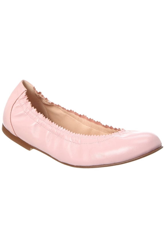 Cecila Leather Flat, 6.5, Pink
