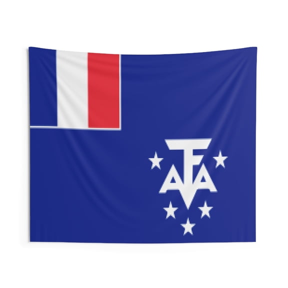 French Southern and Antarctic Lands Country Flag Wall Hanging Tapestry