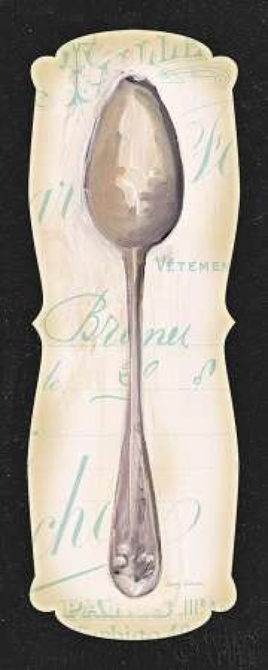French Spoon Canvas Art - Avery Tillmon (10 x 20)