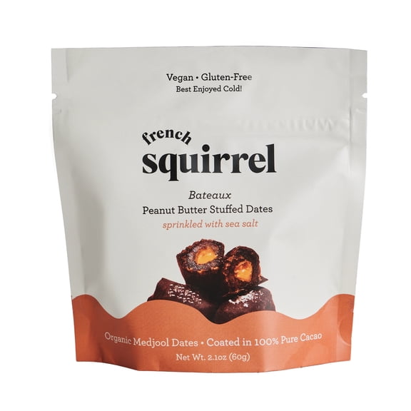 French Squirrel Peanut Butter Bateaux Au Chocolat Chocolate Stuffed Dates