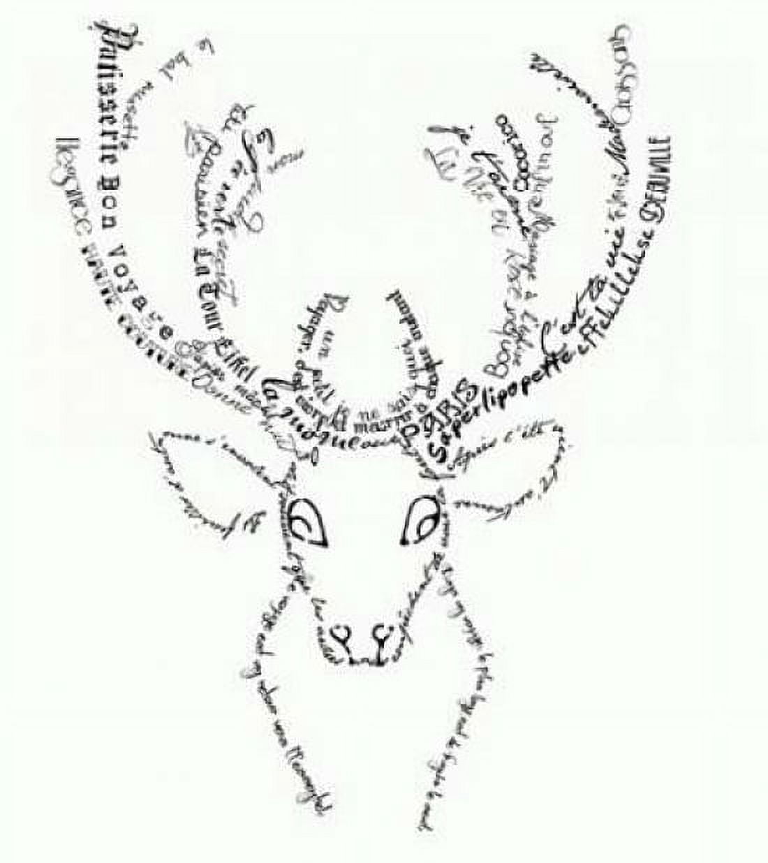 French Stag Canvas Art - Marion De Lauzun (24 x 24)