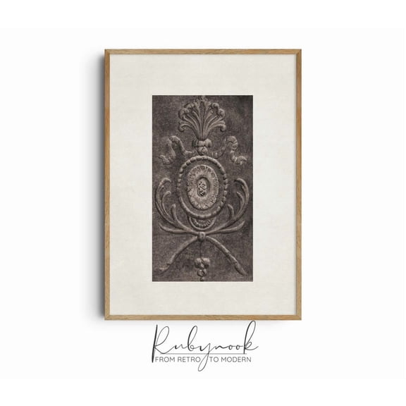 French Stone Architectural Texture Unframed Paper Print