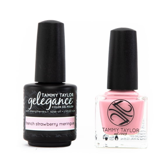Tammy Taylor Gelegance Gel Polish Set, French Strawberry Maringue Soulmates
