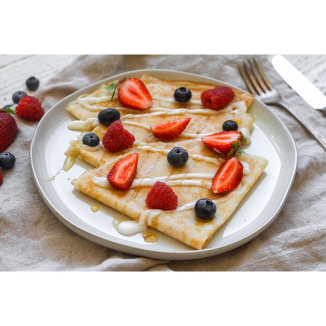 FrenchStyle Crêpes 1 Pack , 5 oz, 10 All Natural Crepes, No