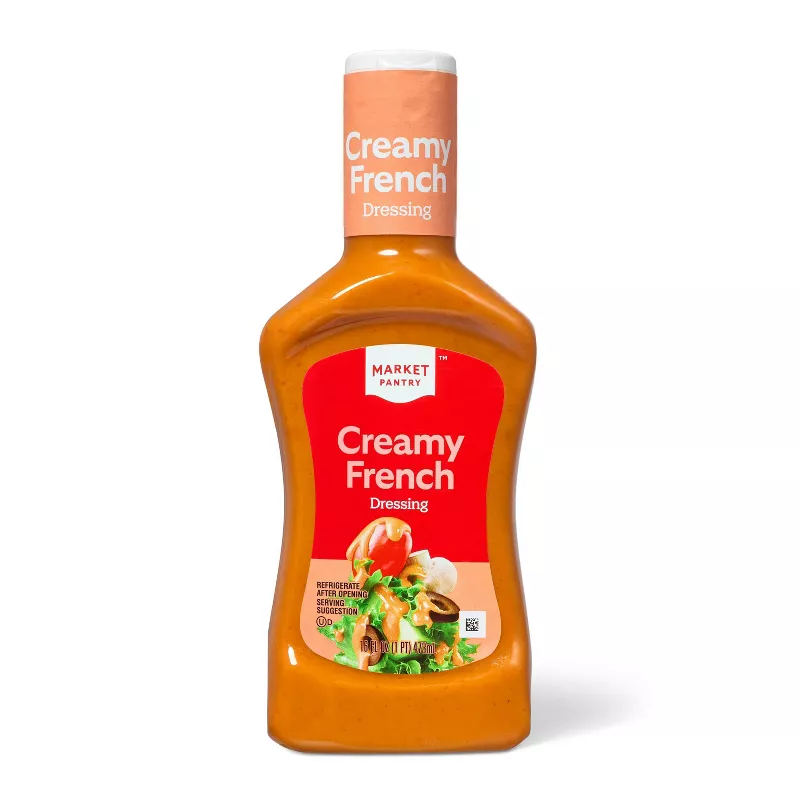 French Style Dressing 16fl oz Market Pantry (Pack of 6)