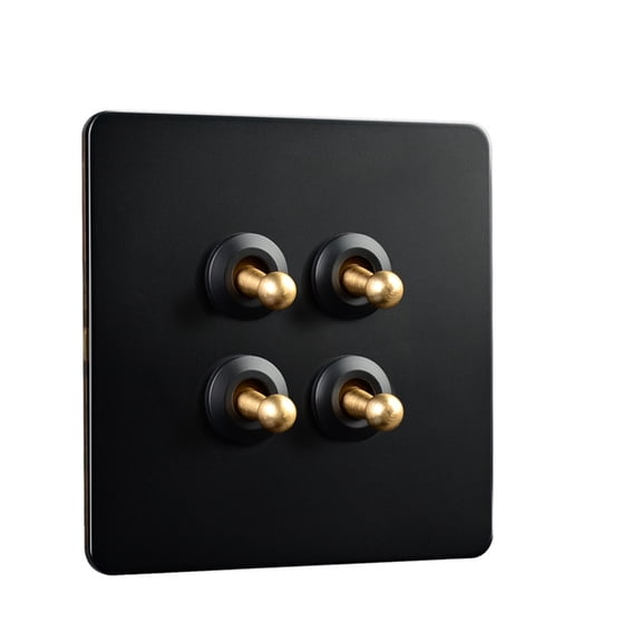 French Style Toggle Wall Switches Panel Fireproof Fire Resistant Electrical Switches for Indoor Lighting Control