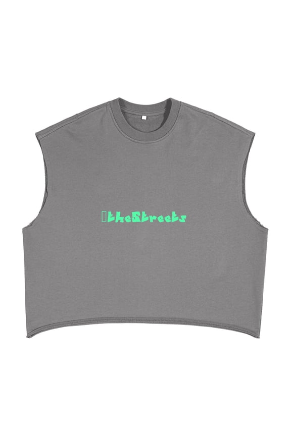 French Terry Boxy Texas Tank Top