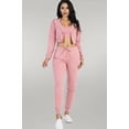 thumbnail image 1 of French Terry Cropped Cami With Zip-up Jacket And Joggers Set, 1 of 1