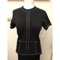 thumbnail image 1 of French Terry Short Sleeve Zip Front Jacket With Contrast Stitching (Style# 5161), 1 of 3