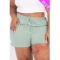 thumbnail image 1 of French Terry Shorts in Plus Size, 1 of 8