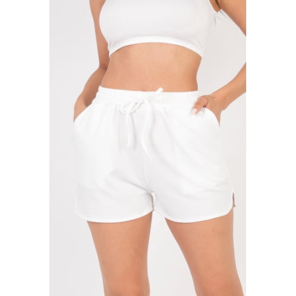 FASHNZFAB Women's French Terry Shorts,Size L