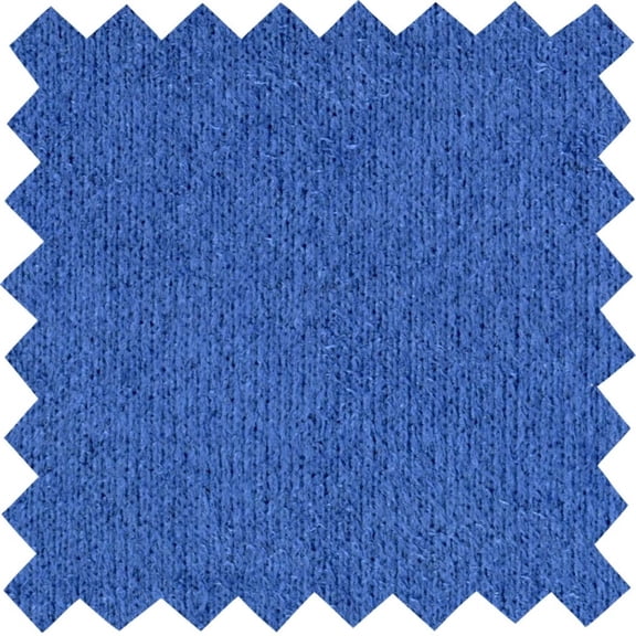 LitLook French Terry Suede Knit Fabric by the Yard - 65" Wide Brushed Suede for Dresses, Coats, Jackets, Hoodies, Loungewear - Indigo - Sample