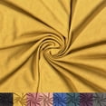 thumbnail image 1 of LitLook French Terry Suede Knit Fabric by the Yard - 65" Wide Brushed Suede for Dresses, Coats, Jackets, Hoodies, Loungewear - Mustard, 1 of 6