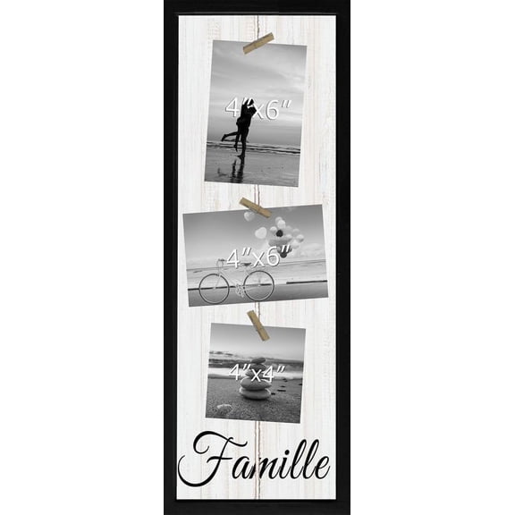 French Text- Famille Photo Frame