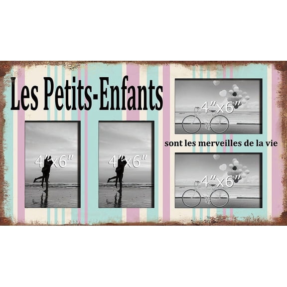 French Text- Les Petits Enfants Sone Les Merveilles De La Vie Photo Frame