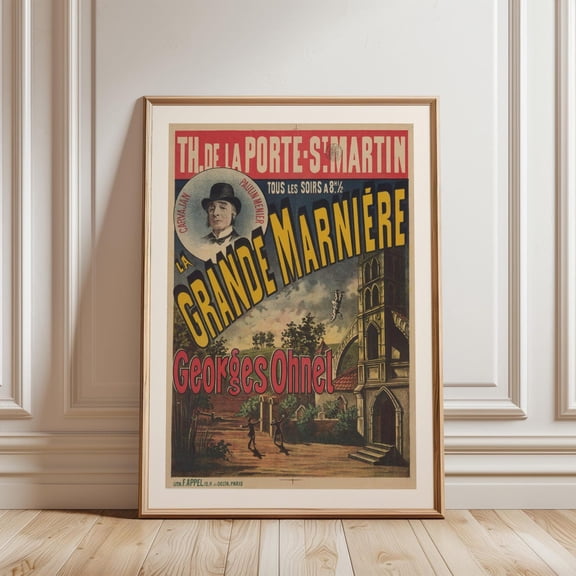 French Theatre La Grande Marnier Wall Decor Unframed Paper Print