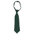 thumbnail image 1 of French Toast Adjustable Solid Color Tie Boys Green 4-7 One Size, 1 of 2