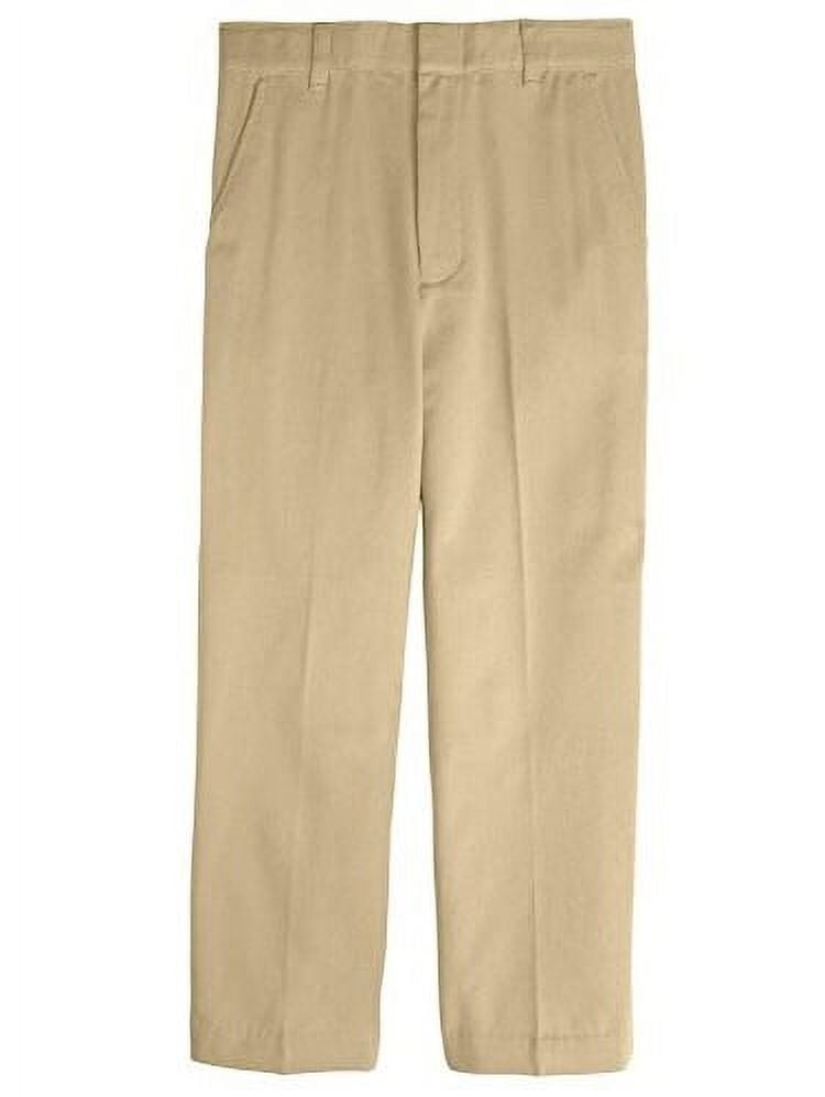 French Toast Adjustable Waist Double Knee Pant Boys Khaki 5