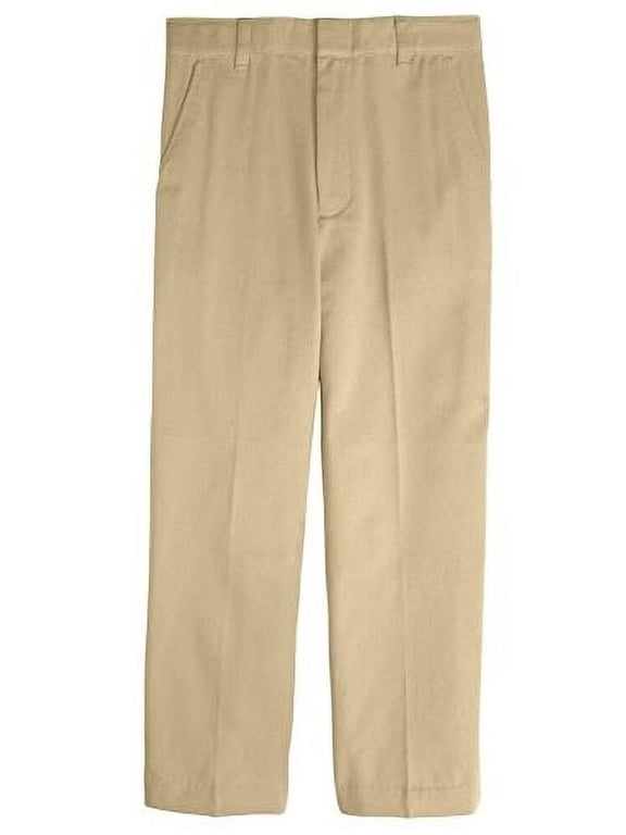 Adjustable Waist Double Knee Pant Boys Khaki 5
