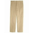thumbnail image 1 of French Toast Adjustable Waist Double Knee Pant Boys Khaki 7, 1 of 1