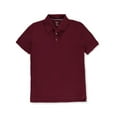 thumbnail image 1 of French Toast Adult Unisex S/S Pique Polo Color: burgundy Size: m, 1 of 1